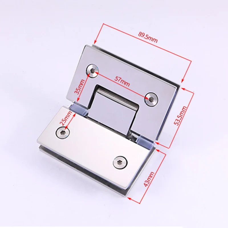 Сверхмощный 135 градусов петли для стеклянной двери шкаф Витринный Шкаф