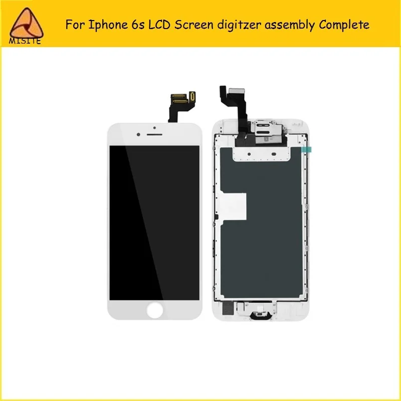 

AAA+for Iphone 6s i6s LCD display touch screen digitizer assembly complete+front camera flex+home button flex+lcd backplate flx