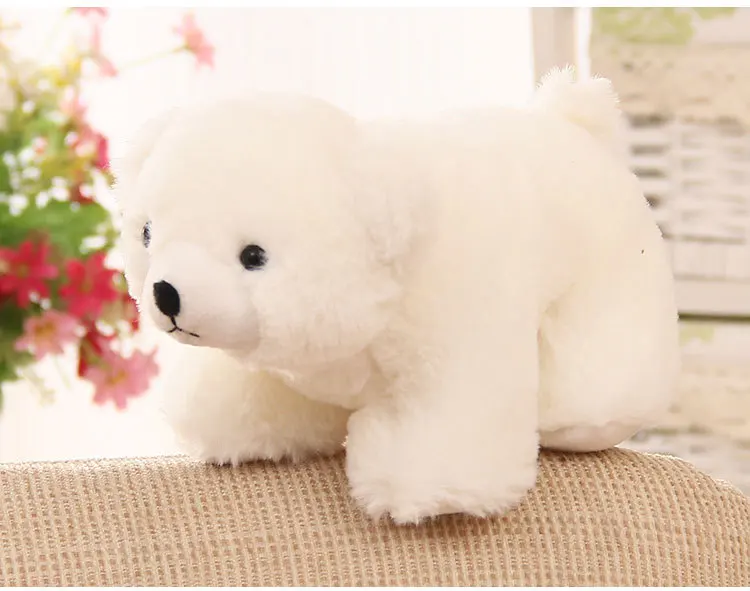 

mini cute plush polar bear toy high quality white bear doll gift about 20cm