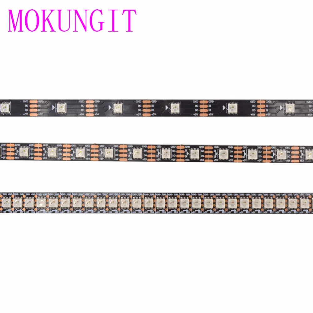 Светодиодная лента WS2813 5050 RGB модифицируемая Пиксельная смарт WS2812B IP30/IP65/IP67 30/60/144