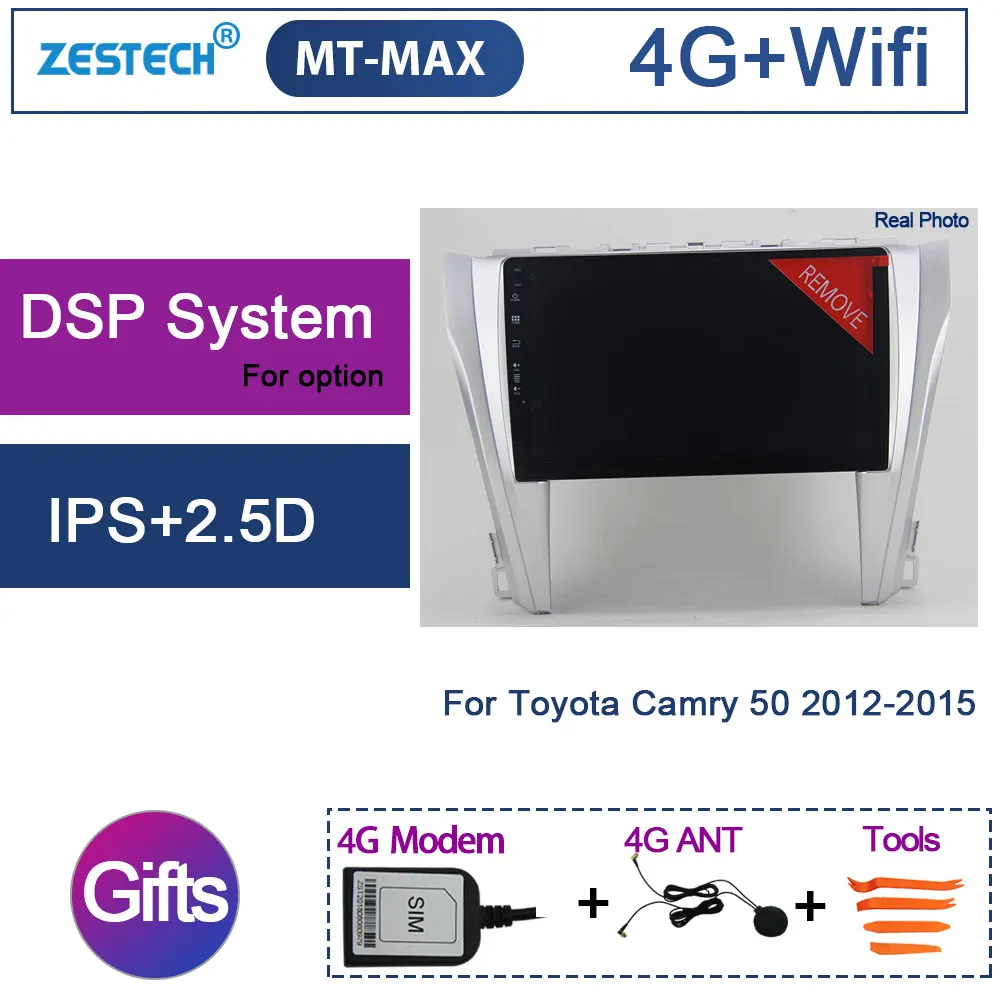 Радио ZESTECH Android 10 0 1 din для Toyota Camry 50 XV 2012 2013 2014 2015 Авторадио головное устройство dvd