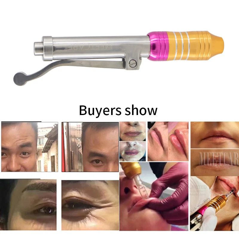 Гиалуроновая ручка для инъекций массажный Набор лица с распылителем микро