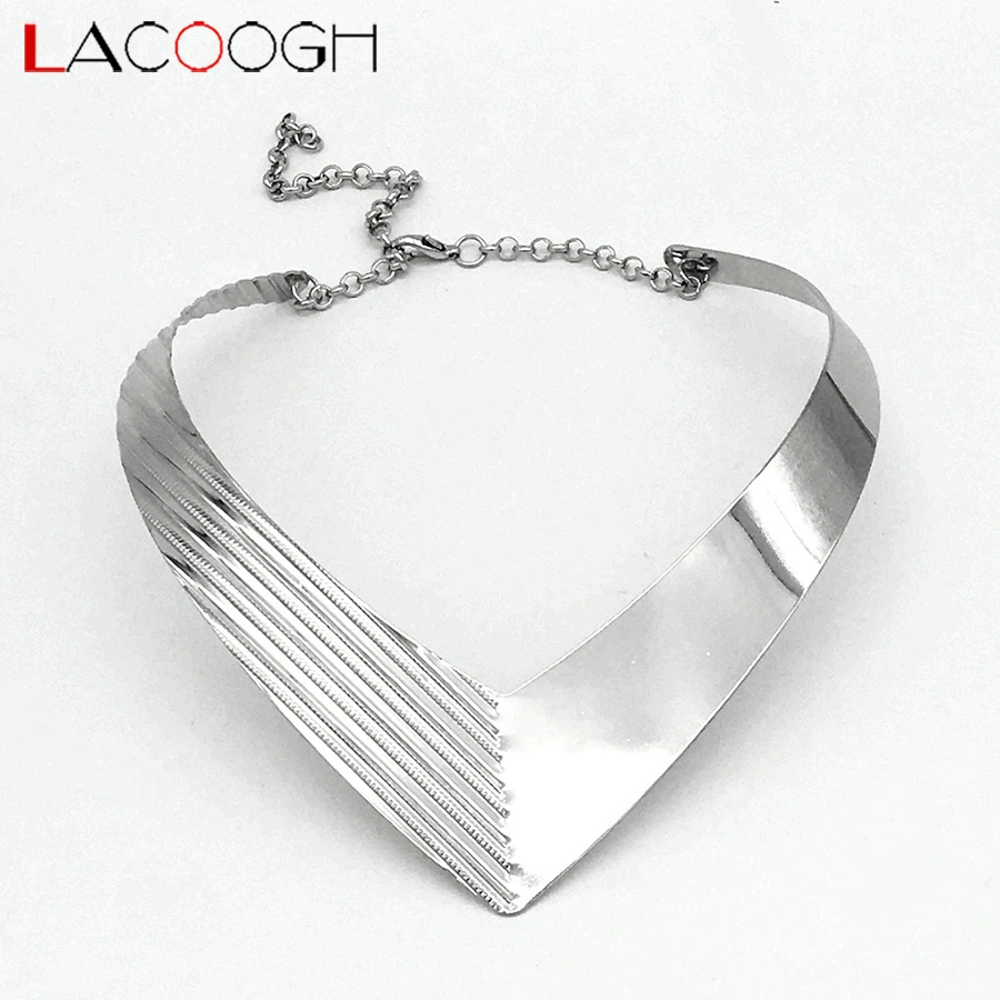 

Lacoogh New Retro Punk Bohemian Necklace & Earrings Jewelrys Sets for Women Gold Color Alloy Accessories Female for women