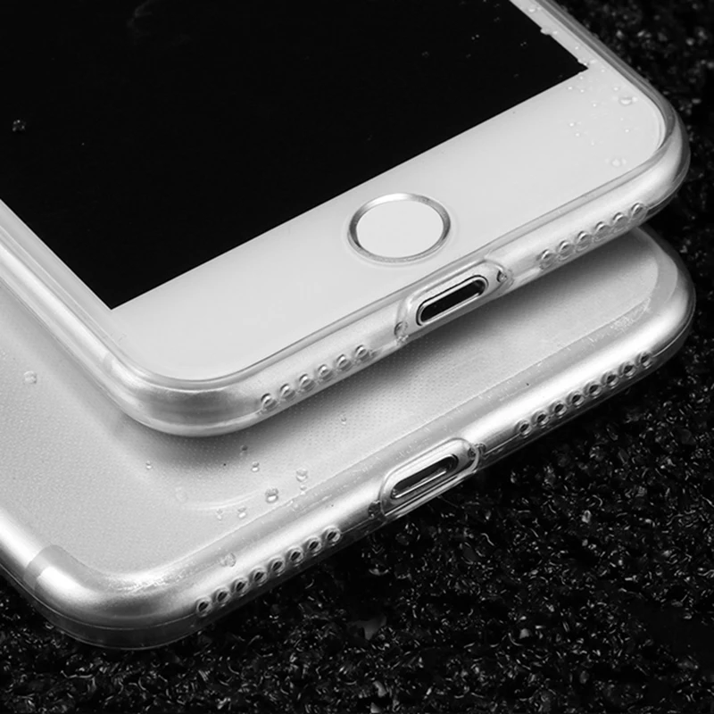 Clear Soft TPU Case for iPhone 6 6s Plus 7 Transparent Original Ultra Thin Silicone Phone Back Cover |