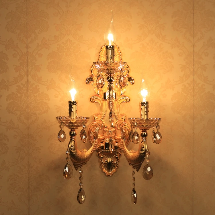 Большие золотые Настенные светильники для прихожей современные комнатные