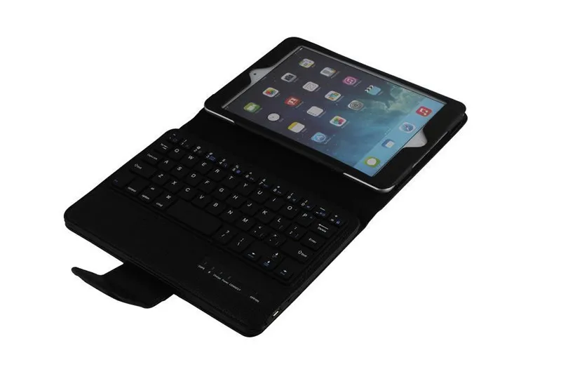 Магнитная Съемная Bluetooth-клавиатура для iPad Mini 2 3 4 чехол-книжка из искусственной