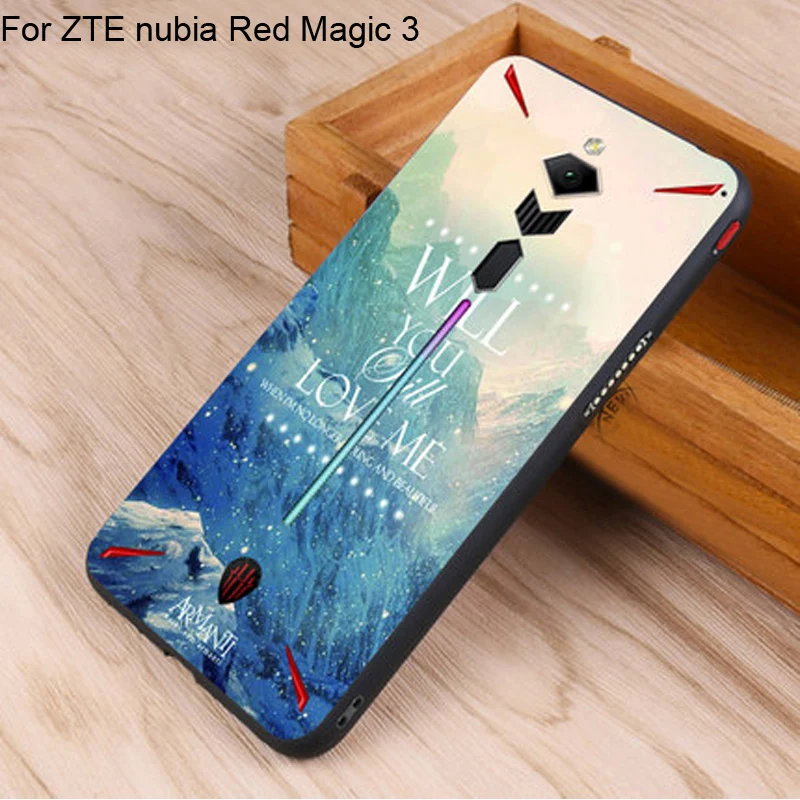 Чехол для ZTE nubia Red Magic 3 тонкий матовый мягкий чехол из ТПУ Magic3 Fundas NX629J|Бамперы| |