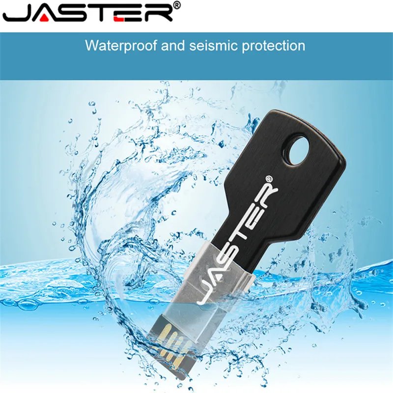 USB флеш накопитель JASTER металлический водонепроницаемый 64 Гб|USB флэш-накопители| |