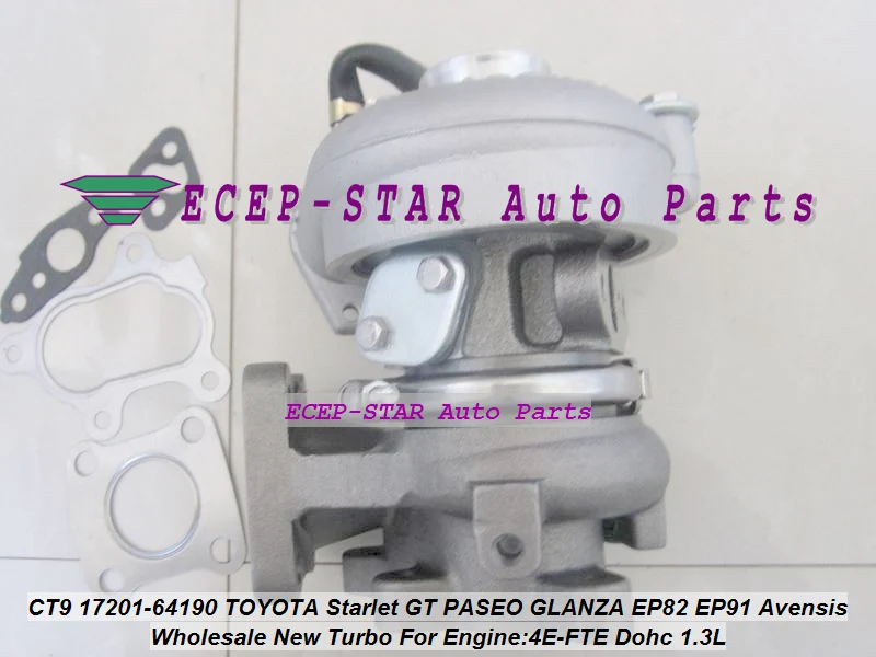 CT9 17201 64190 55030 1720164190 турбо для TOYOTA Starlet GT Tercel EP82 EP91 97 Avensis CT 220 07 4 Ette 4E FTE 1.3L|turbocharger