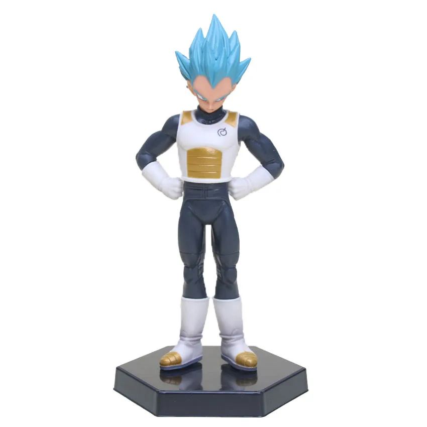 11-18 см Dragon Ball Z Super saiyan kuriririn шорты «Вегета» Freeza Son Gokou Dragon Ball ПВХ Фигурки игрушки куклы - Цвет: vegeta oppbag