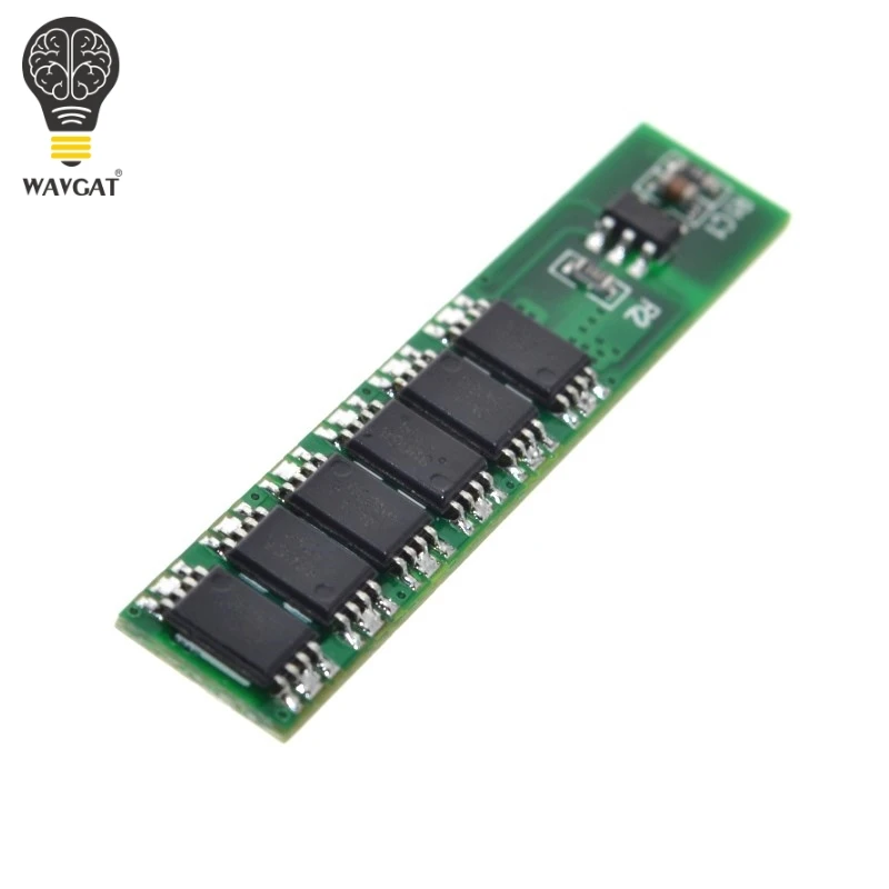 Защитная плата WAVGAT 1S 15A li ion BMS PCM для литиево ионных батарей 18650|Интегральные схемы|