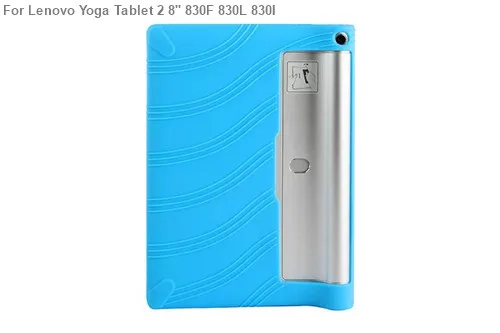 Yoga Tab2 830F Силиконовый чехол для lenovo Yoga Tablet 3 8,0 ''850F 850 M 850L резиновый чехол для lenovo Yoga Tab 2 830F 830L 830I Funda Case - Цвет: Yoga Tab2 830F