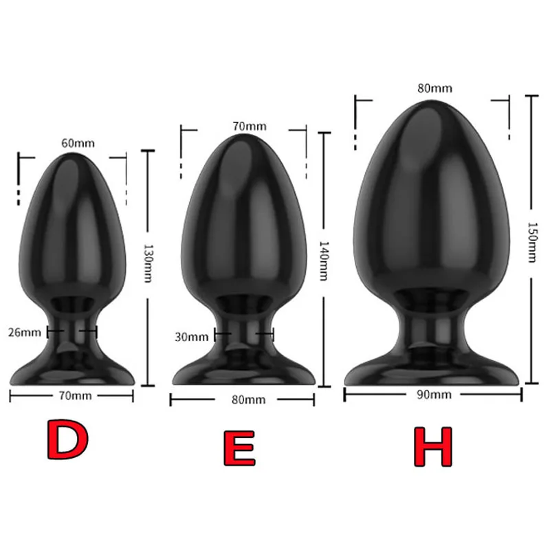 Men And Women Anal Dilator Big Butt Plug Large Suction Cup Plugs Adult Unisex Sex Toys For Woman Balls | Красота и здоровье