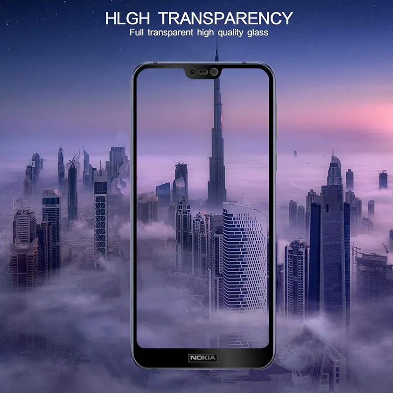 9D закаленное стекло для nokia 8 1 протектор экрана 9 7 plus 7x защитная пленка Полное