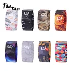 TIke Toker светодиодные водонепроницаемые цифровые часы с бумажным ремешком, мужские и женские часы, женские спортивные часы из Германии, 2018, новая мода 8