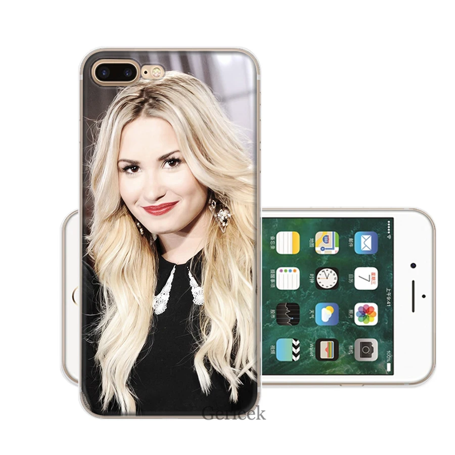 8 Demi Lovato Роскошный телефон чехол для iPhone 7 8 6 6S 5 5S iPhone SE 11 Pro XR X XS максимальный чехол - Color: 8