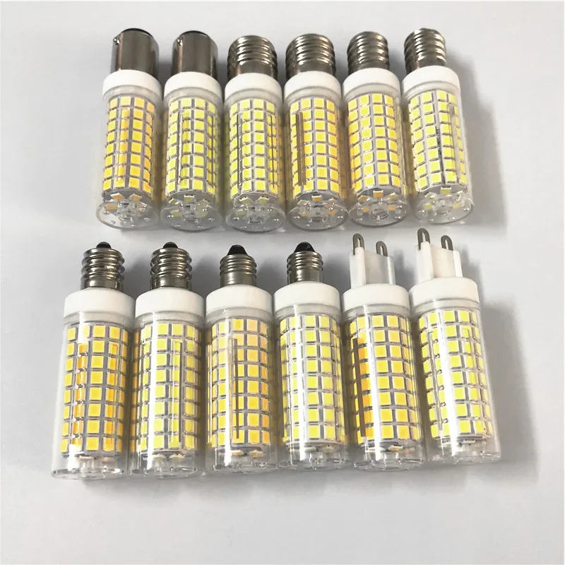 G9 E11 E12 E14 E17 BA15D SMD2835 102 светодиодов 10 Вт AC100V AC110V AC120V светодиодные лампы украшения светильник с регулируемой яркостью лампа «Кукуруза» светильник s 10 шт./лот
