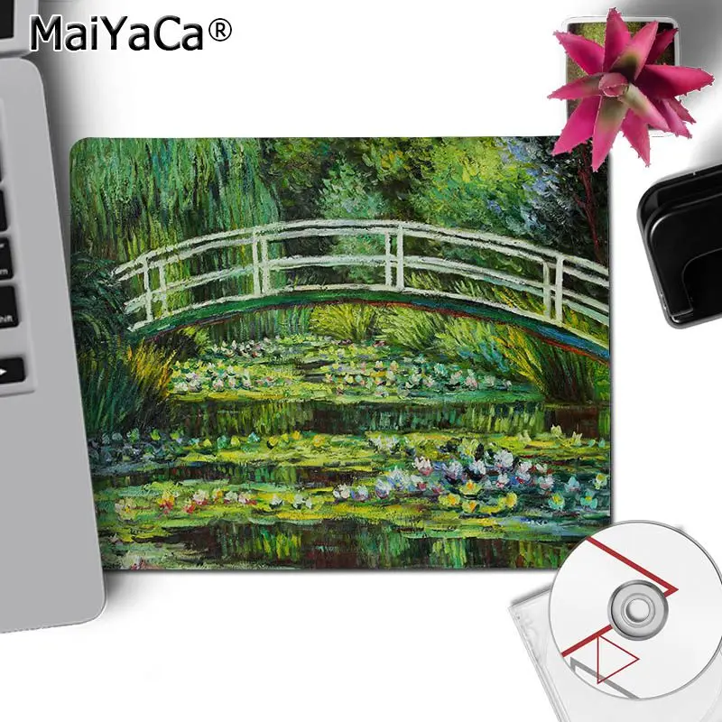 MaiYaCa Monet сад Лотос маленький игровой коврик для мыши Настольный коврик игровой коврик для мыши для ПК ноутбук