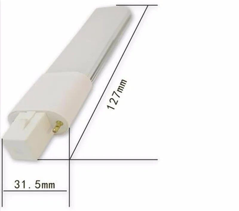 В виде бабочек новинка 12W G 23 LED PL лампа 2-контактный База Светодиодный светильник с