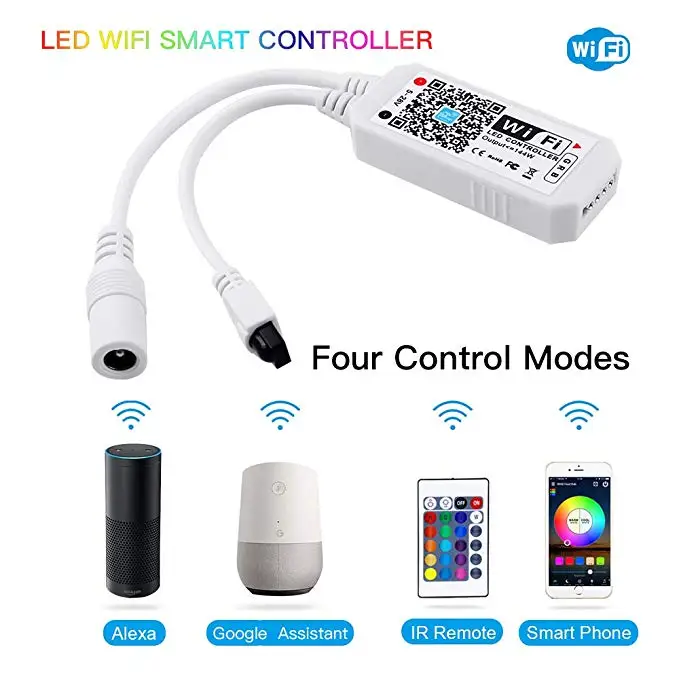 Бесплатная DHL Wi Fi приложение Светодиодные ленты DC12V 5050 RGB 5 M 10 м 300 светодиодный s