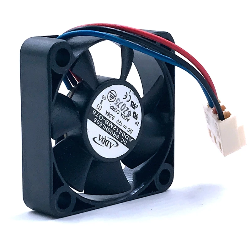 10 шт. для ADDA AD0412MB G76 4010 40 мм DC 12 В 0.08A Ультра тихий вентилятор двойной
