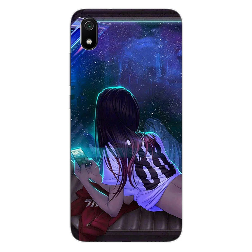 TPU For Coque Xiaomi Redmi 7A 5.45&quot Silicone Cases on Cover Case Phone back Xiomi Bumper Capa |