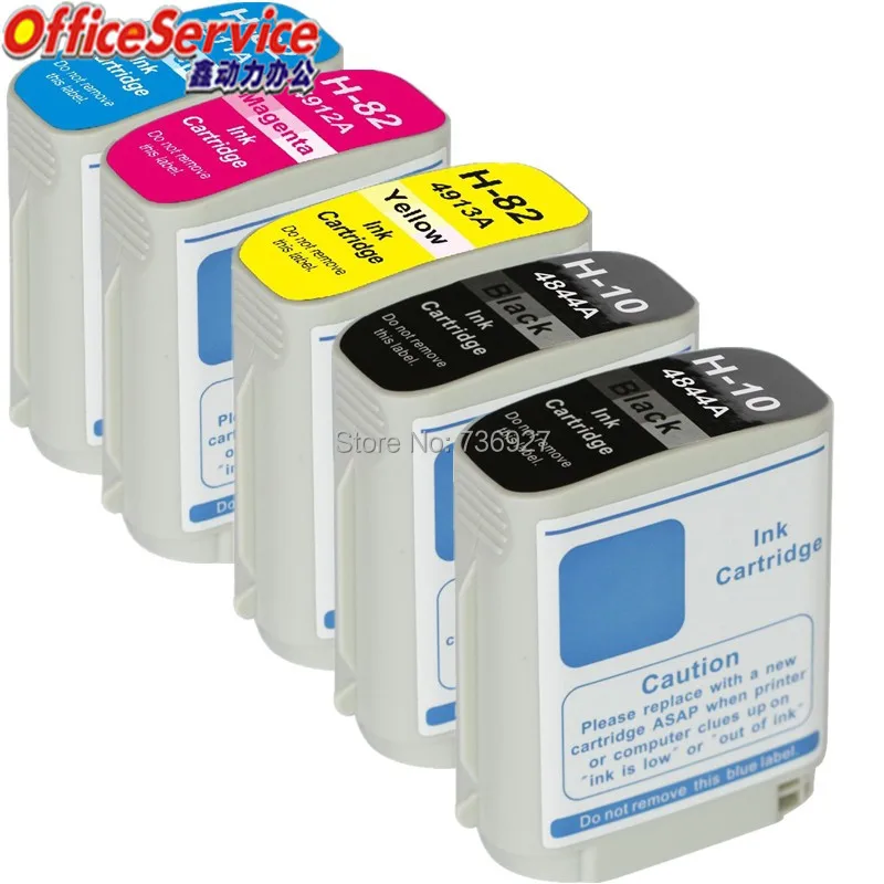 

5X Compatible ink Cartridge for HP10 HP82 HP 10 82, For Designjet 10ps/20ps/120nr/50ps 500/500ps/500Plus/510/ 800/800p printer