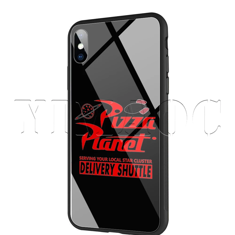 TG3 Чехол YIMAOC Toy Story piza Planet из закаленного стекла для iPhone 11 Pro XS MAX XR X 8 7 6 6S Plus - Цвет: TG3