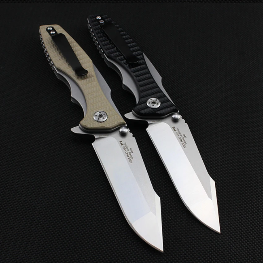 Zt0393 тактический складной нож шарикоподшипник Флиппер лезвие G10 ручка Карманный выживания кемпинг охотничьи ножи Открытый Спасательные фрукты