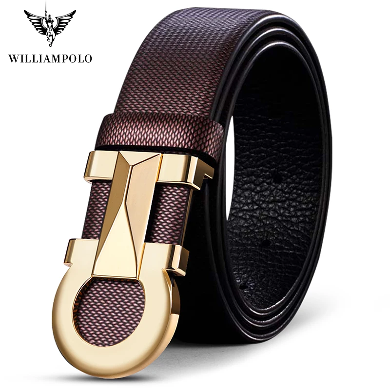 Mens Belt Automatic Buckle strap male genuine leather luxury brand Cowhide Jeans Belt Business casual waist belt