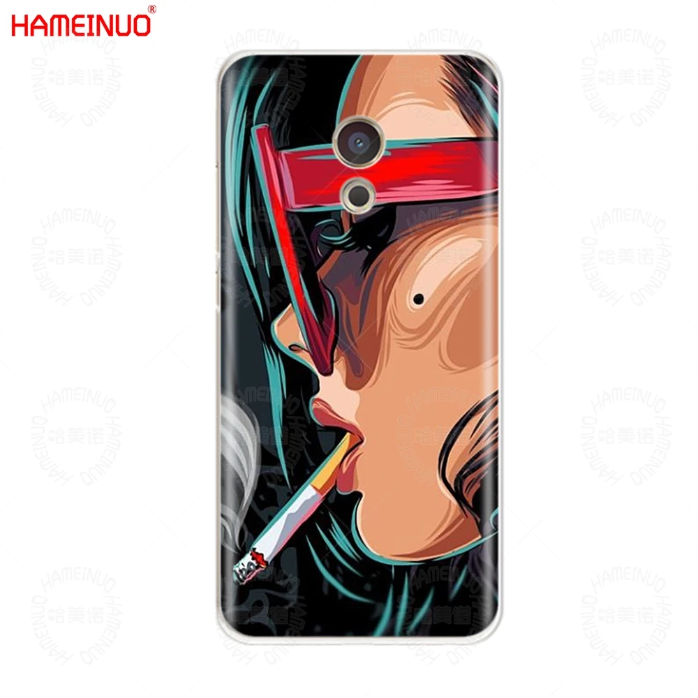 HAMEINUO горячий флирт сексуальная девушка крышка чехол для телефона для Meizu M6 M5 M5S M2 M3 M3S MX4 MX5 MX6 PRO 6 5 U10 U20 note plus - Цвет: 61574