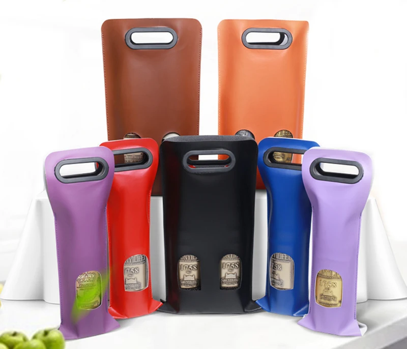 ПВХ пакеты упаковка для винной бутылки на заказ логотип Принимаем