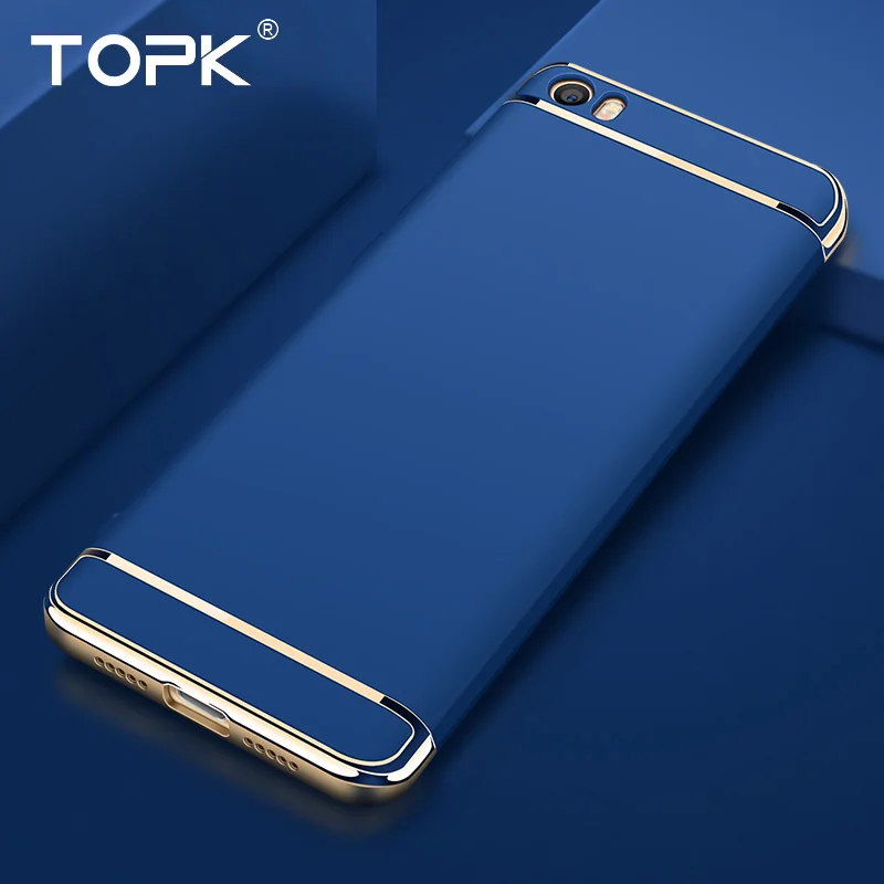 Чехол для Xiaomi MI5 TOPK Роскошные 3-в-1 противоударный Матированный защитный твердый