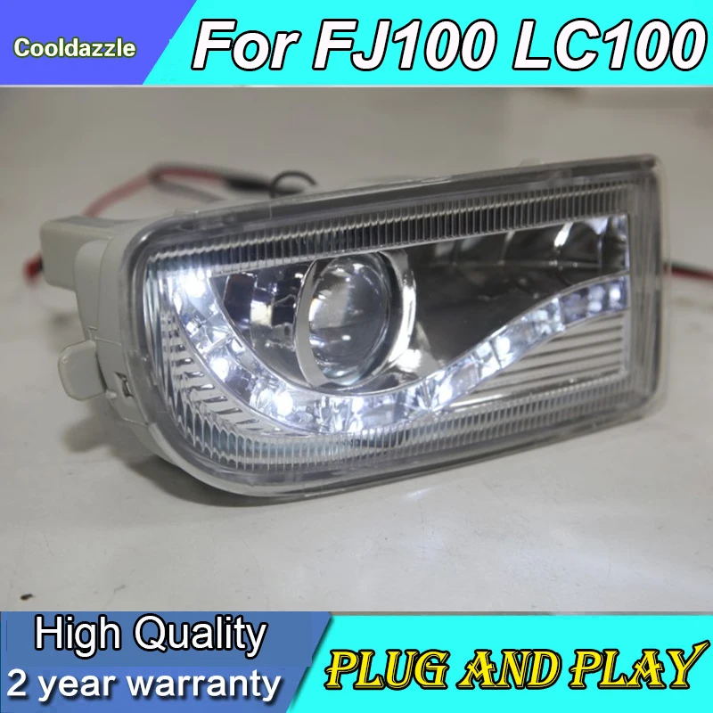 Для Toyota Land Cruiser LC100 FJ100 4500 4700 светодиодный туман светильник дневного переднего