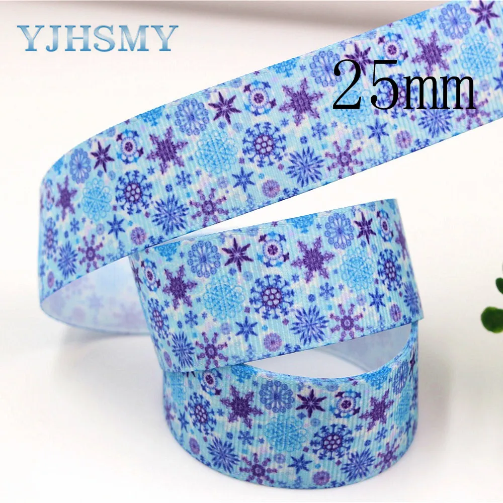 YJHSMY D-171108-572 22/25 mm 10 yards Cartoon Printed grosgrain ribbons DIY handmade Hair accessories Material wedding gift wrap | Дом и сад