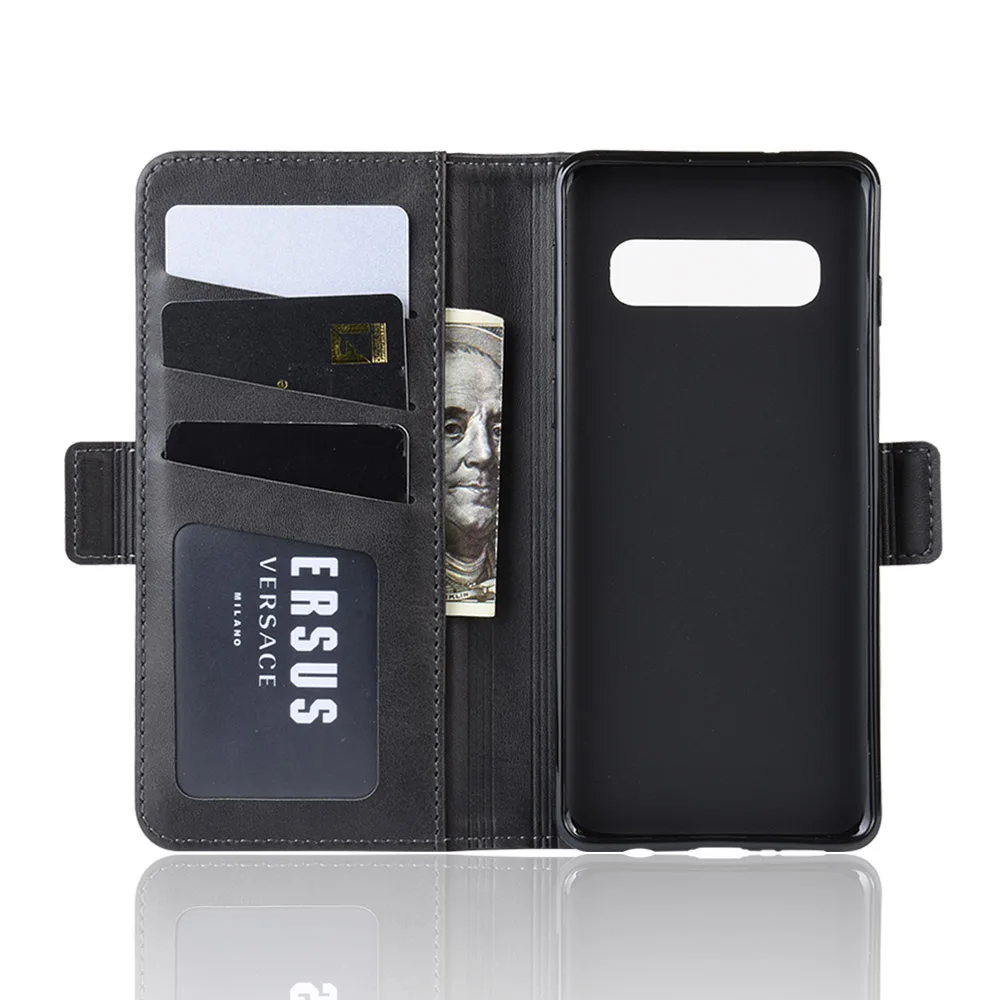 Кожаный чехол-кошелек для Samsung Galaxy S10 G973N G973U G973FD роскошный флип-чехол телефона