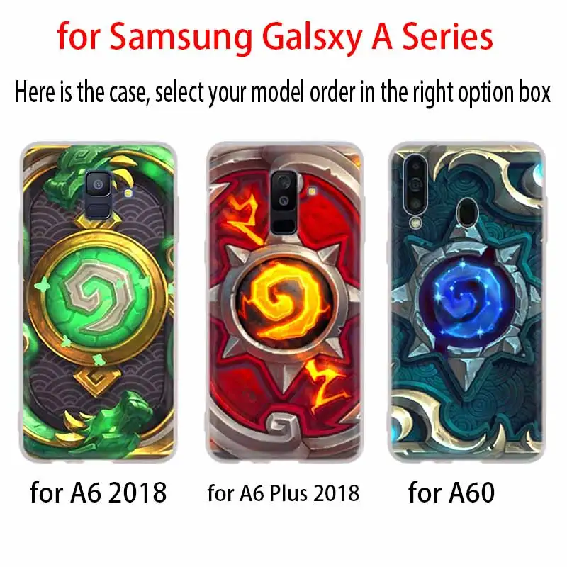 Роскошный чехол для Samsung A32 A52 A72 A12 A42 5g A21S A50 A51 A3 A5 A6 A7 A8 Plus 2018 2017 Hearthstone classic |