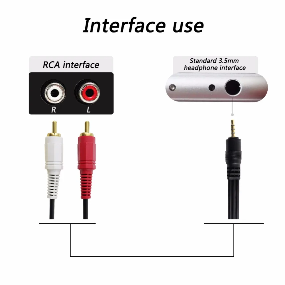 Ssriver RCA кабель 2RCA мужчинами позолоченный 3.5 мм Aux аудио для эдифер дома Театр DVD vcd