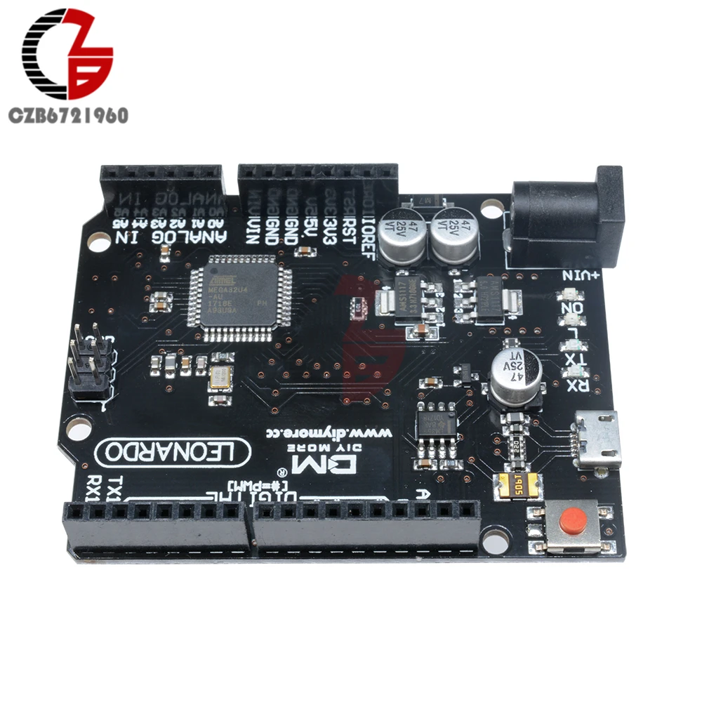 Умная электроника DC 5 в цифровой Леонардо R3 Atmega32u4 PVM макетная плата аналоговый