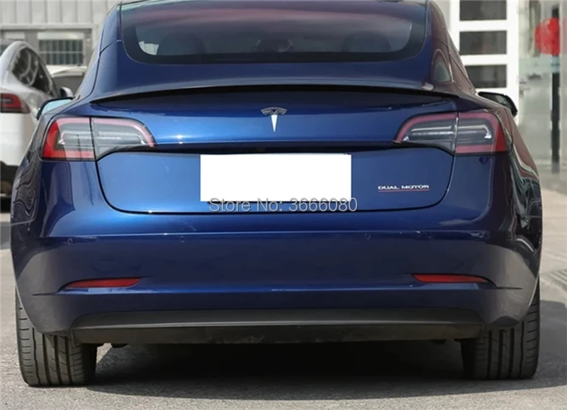 Автомобильный Стайлинг ABS пластик + углеродное волокно Материал задний багажник