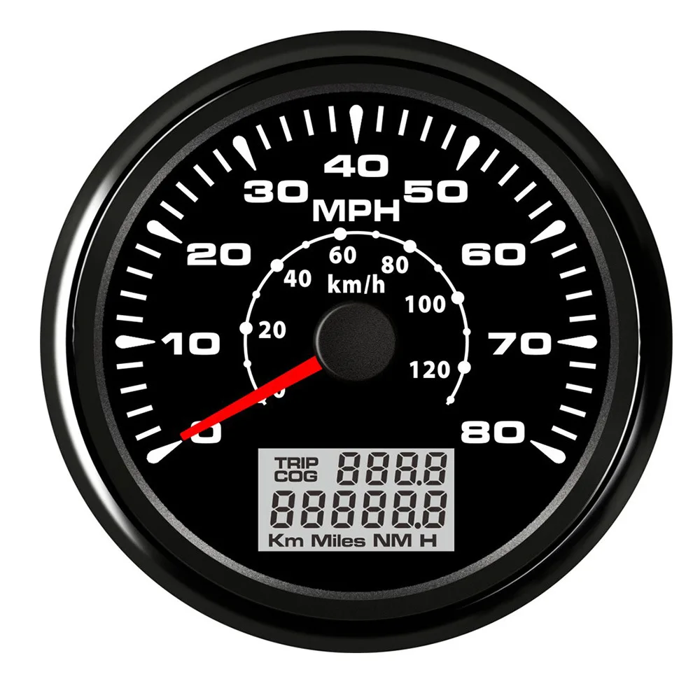 Универсальный GPS измеритель скорости 80 миль/ч 120 км/ч одометр морской