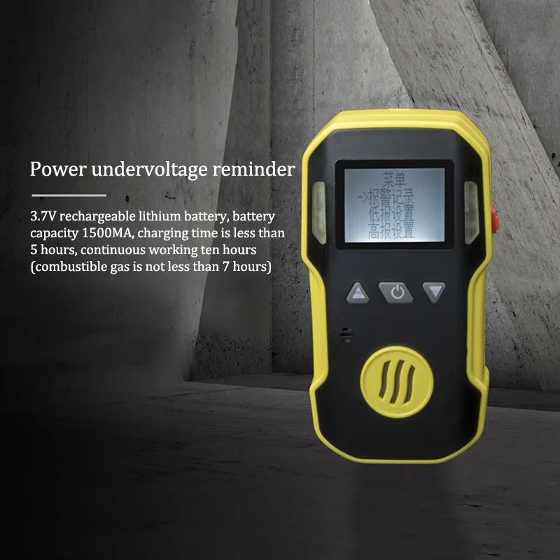 Цифровой детектор утечки газа EX легковоспламеняющийся монитор с системой