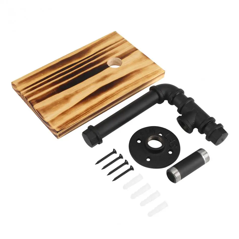 Настенная вешалка для полотенец Полотенца кронштейна твердые деревянные панели