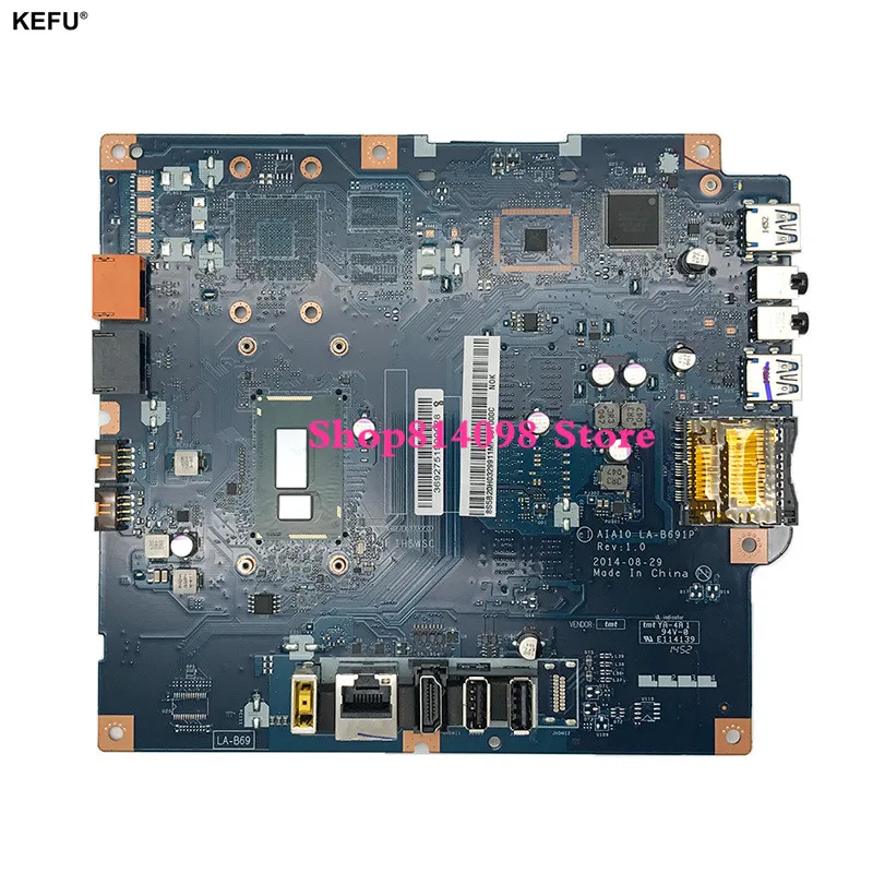 

For Lenovo C20-30 C2030 AIO Motherboard 3805U AIA10 LA-B691P Mainboard 100%tested fully work