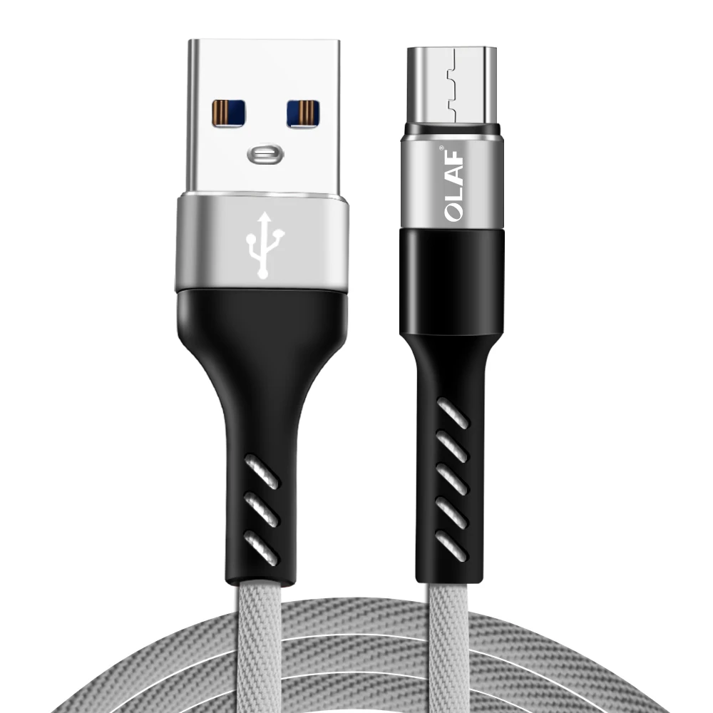 Олаф usb type C кабель USB зарядное устройство кабель для samsung S9 S8 Plus 1 м Micro USB кабели для Xiaomi Redmi Note 5 Pro 2A Быстрая зарядка