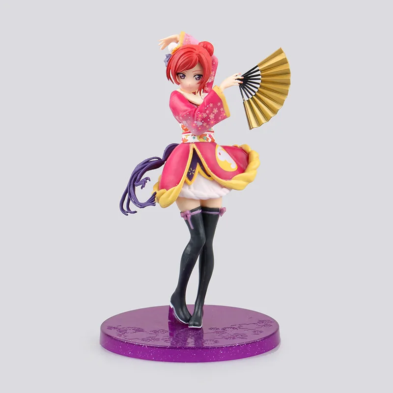 Аниме 17 см Love Live! Школьный идол проект Maki кимоно Nishikino Ver. ПВХ фигурка