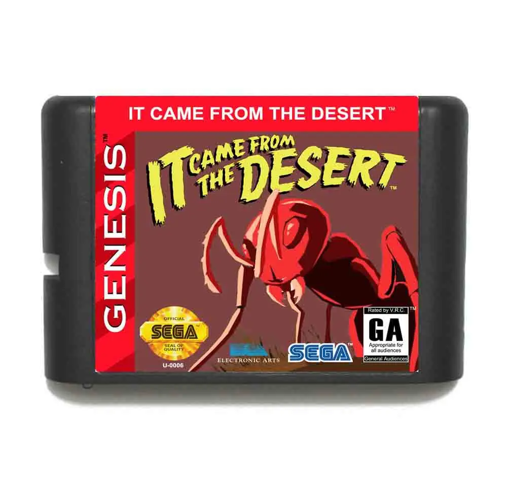 Пришло из пустыни 16 бит MD игровая карточка с розничной коробкой для Sega