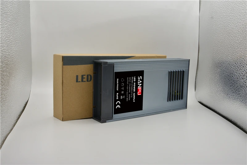 Sanpu LED адаптер Питание 12VDC 400W 30A преобразователь переменного тока в постоянный 12В трансформатор освещения 12 вольт светодиодный драйвер непромокаемые открытый Применение сад 360W