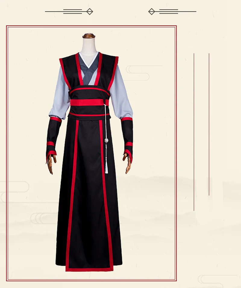 VEVEFHUANG, китайское аниме, волшебные предки, COS, костюмы, костюмы, Wei Wuxian, ювенальная, Yiling, предки, косплей, полная одежда