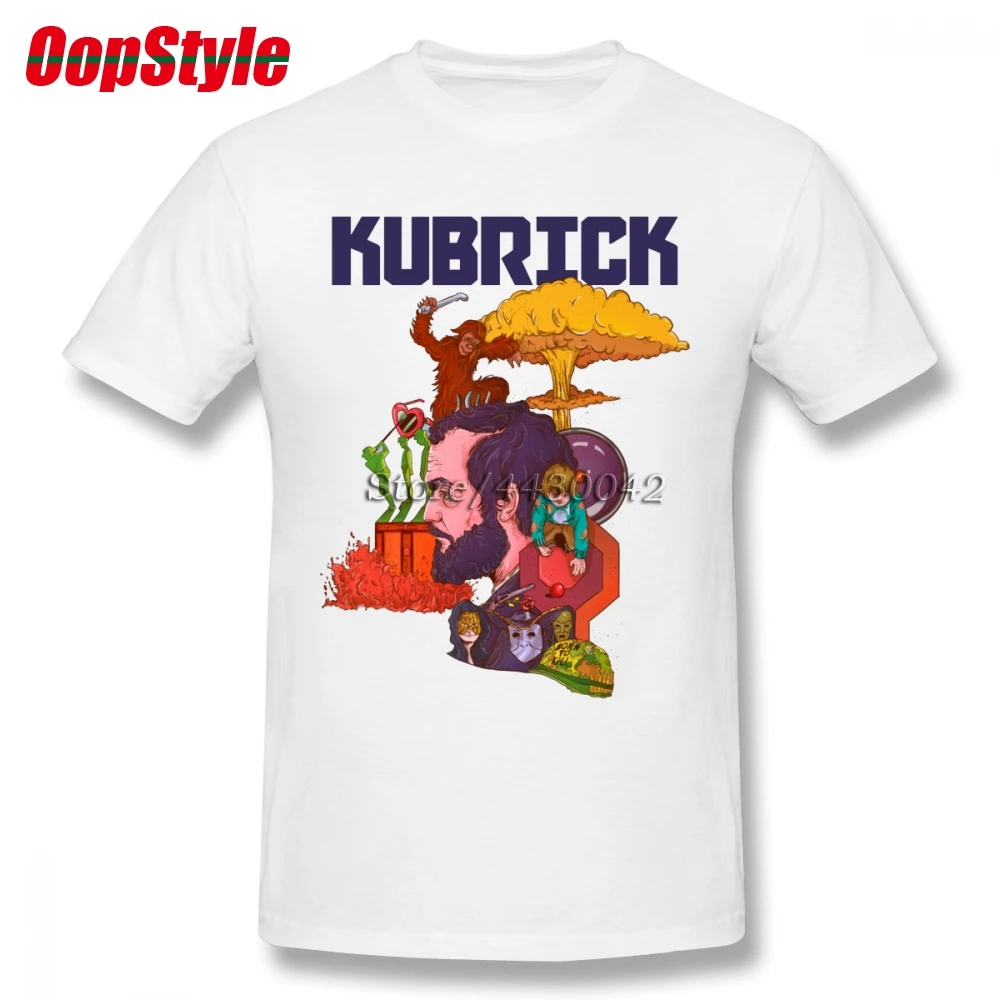 Мужская хлопковая футболка Mind Of Stanley Kubrick большие размеры 4XL 5XL 6XL Camiseta | одежда